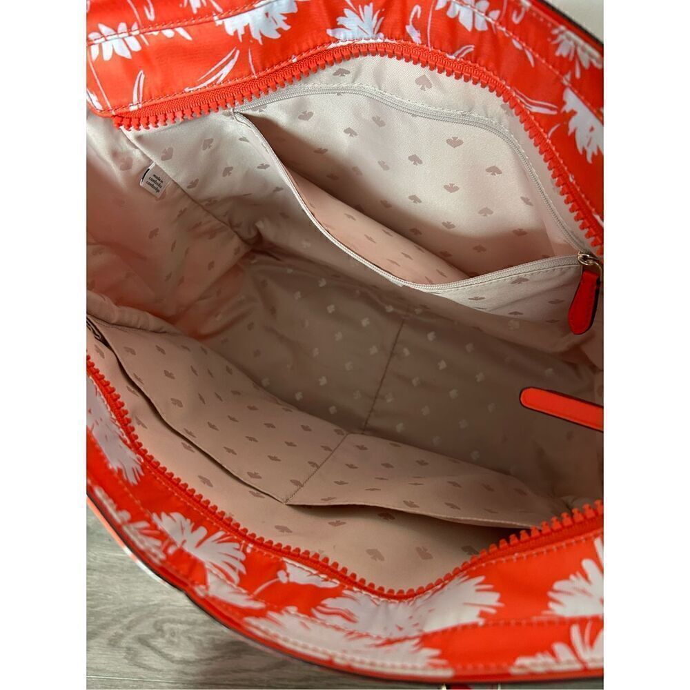 Kate spade large tote shoulder bag orange see pics for measurements . - Picture 3 of 12